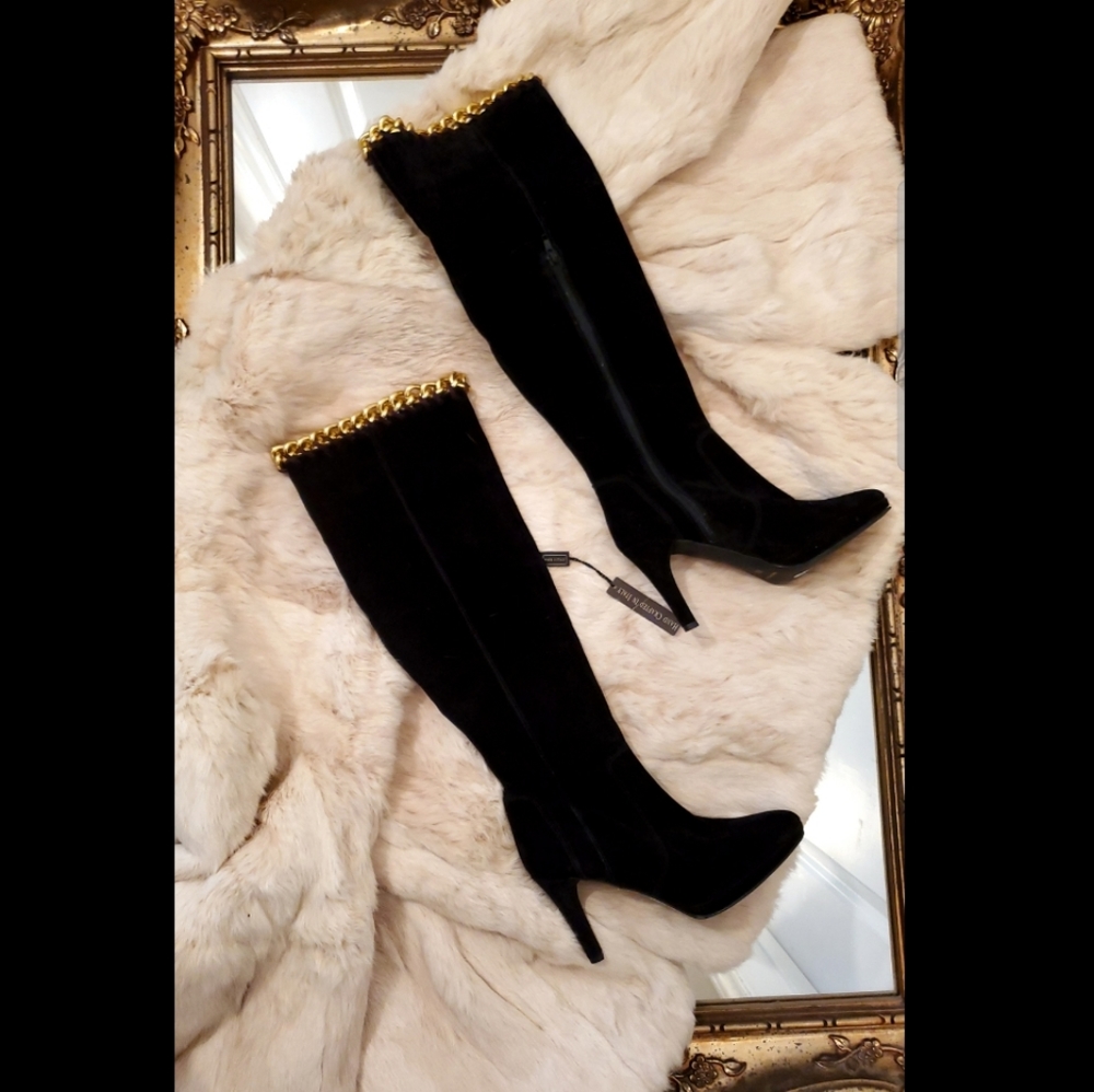 Carisma Suede/ Leather Boots - Picture 1 of 4